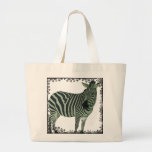 Bolso del centelleo de la cebra del vintage bolsas de mano