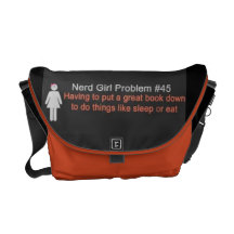 bolso del chica del empollón bolsas de mensajería