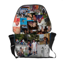 Bolso del collage bolsa messenger