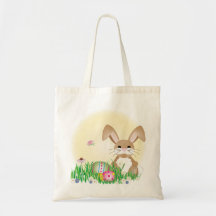 Bolso del conejito de pascua bolsa