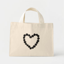 Bolso del corazón de la baya bolsa