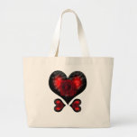 Bolso del corazón del amor bolsa de mano