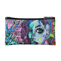 Bolso del cosmético de la pintada