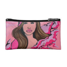 Bolso del cosmético de la pintada