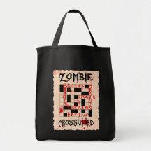 Bolso del crucigrama del zombi bolsas