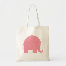 Bolso del elefante rosado bolsas de mano