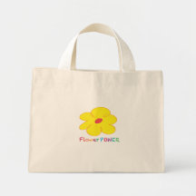 Bolso del flower power bolsas