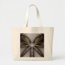 Bolso del fractal de la mariposa bolsa de mano