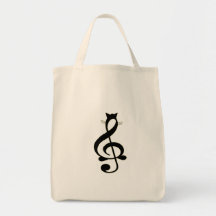 Bolso del gato del jazz bolsas
