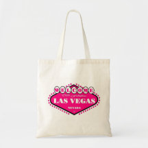 Bolso del logotipo de Las Vegas de las ROSAS FUERT Bolsas Lienzo