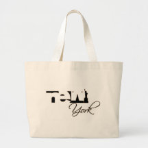 Bolso del logotipo de Nueva York Bolsas Lienzo