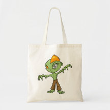 Bolso del monstruo del zombi bolsa lienzo