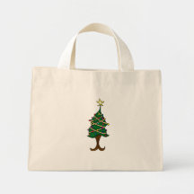 Bolso del navidad bolsa de mano
