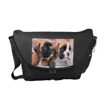 Bolso del perro del boxeador bolsas messenger