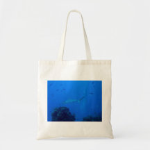 Bolso del tiburón bolsas lienzo