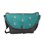 Bolso del viajero de los lunares de la paz bolsa messenger