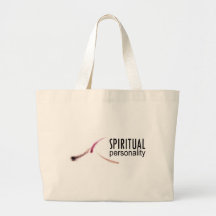 Bolso espiritual de la personalidad bolsa lienzo