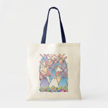 Bolso feliz de los conejitos de pascua bolsas
