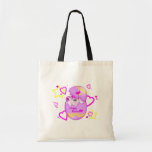 Bolso feliz de Pascua del meñique afortunado lindo Bolsas Lienzo