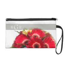 Bolso floral bonito de Bagettes del monograma del 