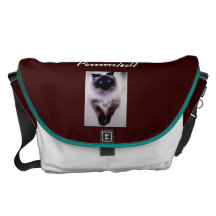 Bolso grande del mensajero siamés perfecto del gat bolsas de mensajería