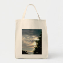 Bolso gris de las nubes bolsa