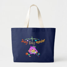 Bolso impreso monstruo asustadizo del bebé bolsas