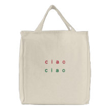 'Bolso italiano del Ciao Ciao" Bolsas De Mano Bordadas