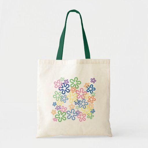 Bolso/la bolsa de asas del regalo del flower power
