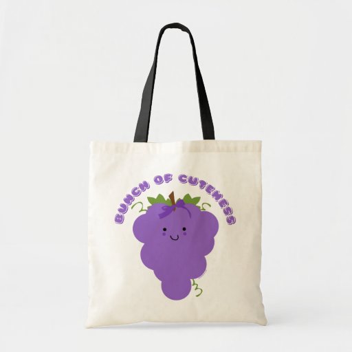 Bolso lindo de las uvas de Kawaii Bolsas