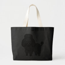 Bolso lindo del caniche del perro del dibujo anima bolsa