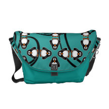 Bolso lindo del modelo del pingüino bolsas de mensajeria