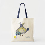 Bolso mundano del ajo bolsa lienzo