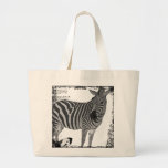 Bolso negro y blanco del vintage de la cebra del a bolsas de mano