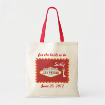Bolso nupcial del regalo de la ducha de Las Vegas Bolsas