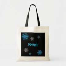 bolso personalizado del copo de nieve bolsas de mano