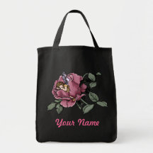 Bolso personalizado Faerie color de rosa lindo Bolsas