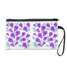 Bolso púrpura de la flor