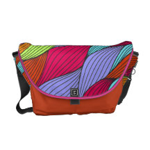 Bolso retro de las lanas del modelo del argyle bolsa de mensajeria 