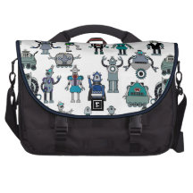 ¡Bolso retro del ordenador portátil del friki del 