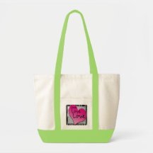 Bolso reutilizable de los corazones de la cebra de bolsa lienzo