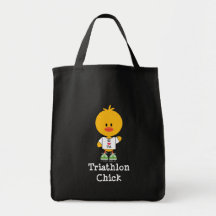 Bolso reutilizable del polluelo del Triathlon Bolsas De Mano