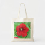 Bolso rojo de la petunia bolsas