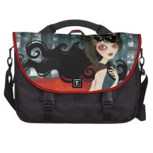 Bolso rojo del ordenador portátil bolsas para ordenador