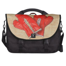 Bolso rojo del ordenador portátil del combatiente  bolsas de ordenador