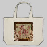 Bolso rosado de la flor de cerezo de las jirafas bolsas