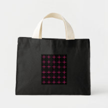 Bolso rosado de las cruces bolsas