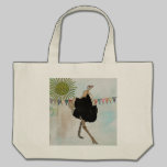 Bolso soleado de la avestruz adornada bolsas
