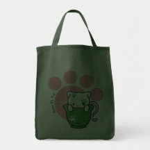 Bolso verde del Equipo-Té (más estilos) Bolsa