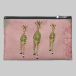 Bolso verde oliva rosado del accesorio del viaje d bolsos clutch